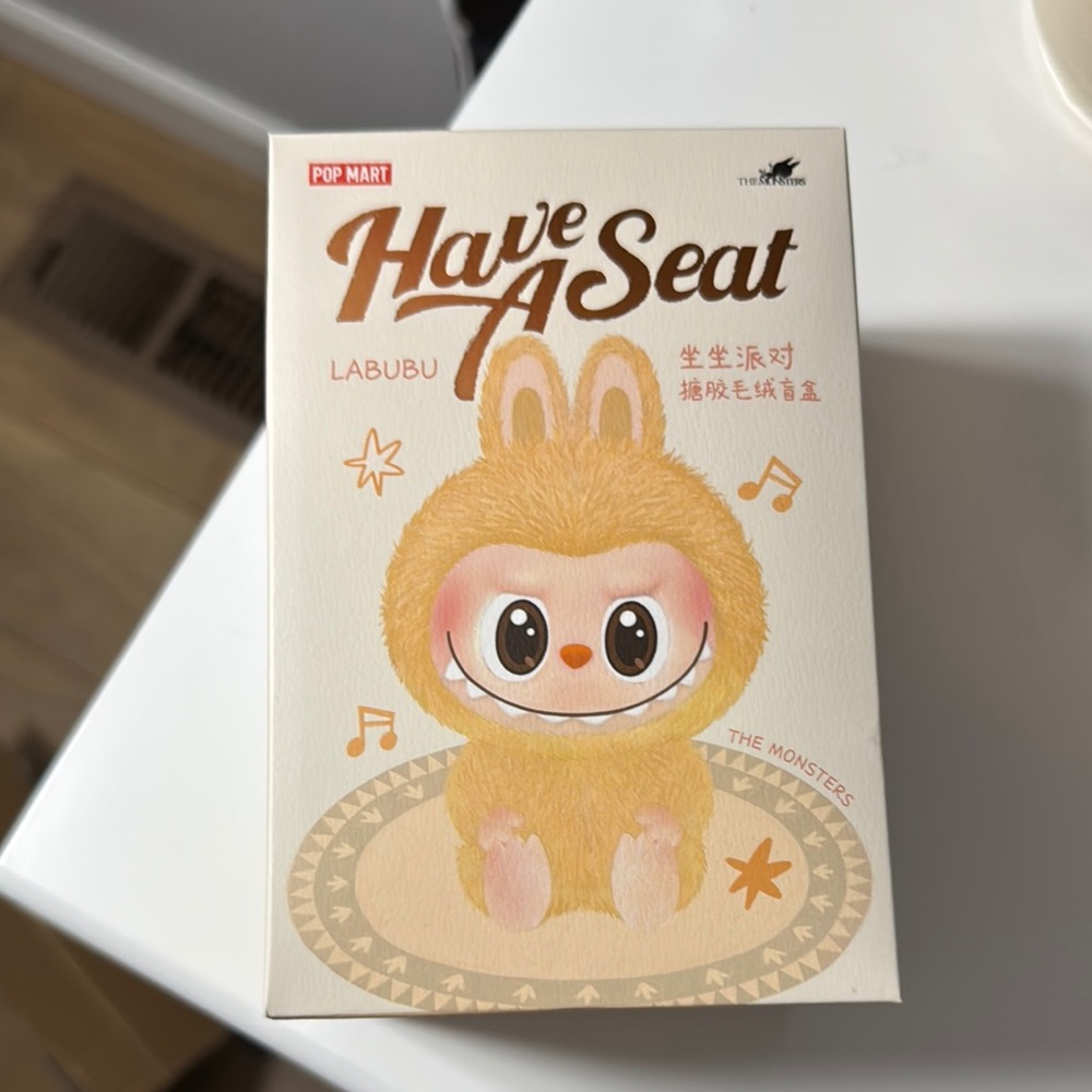 Pop Mart Labubu 'Have A Seat' Figurine - BABA